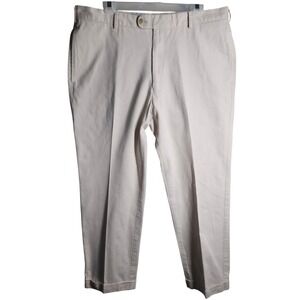 Peter Millar Mens 36x28 "The Crown" Khaki 100% Pima‎ Cotton Casual Dress Pants